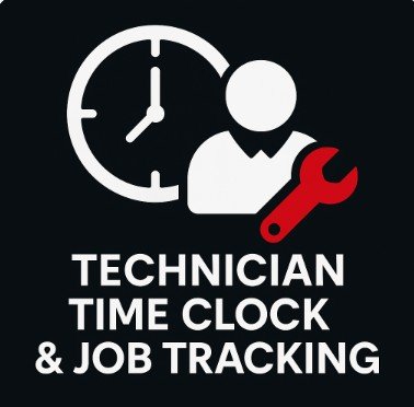 Technician Time Clock & Job Tracking